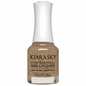 Kiara Sky Nail Lacquer – N5017 – DRIPPING IN GOLD