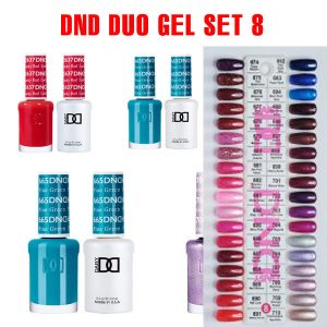 DND Duo Gel Set – Chart #8 Set (Free color chart)