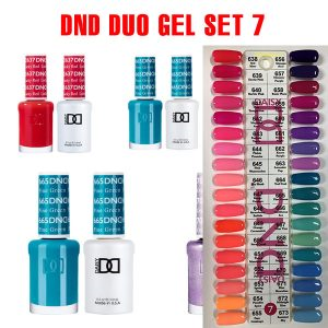 DND Duo Gel Set – Chart #7 Set (Free color chart)