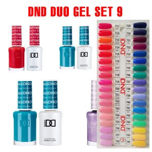 DND Duo Gel Set – Chart #9 Set (Free color chart)