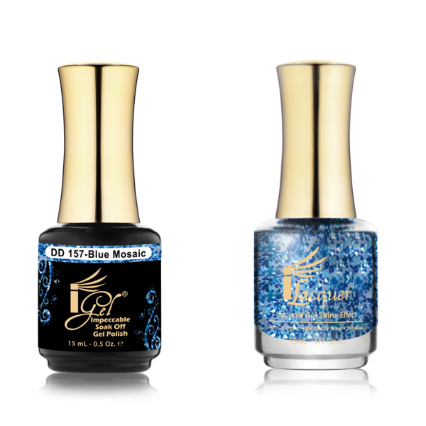 Igel Beauty Matching Duo Gel (0.5oz) – Blue Mosaic DD157