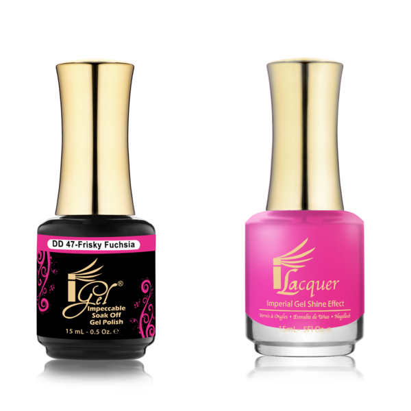 Igel Beauty Matching Duo Gel (0.5oz) – Frisky Fuchsia DD47