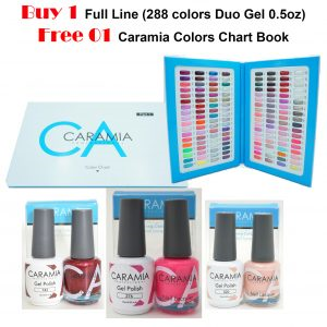 Caramia – Whole Line – 288 colors (Free Colors Chart Book)