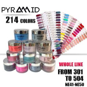 Pyramid Dipping Powder 2oz – Whole Line (204 Colors – From 301 To 504)