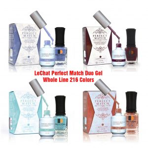 LeChat Perfect Match Duo Gel Color and Nail Lacquer – Whole Line (216 colors)