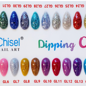 Chisel Dip GLITTER Collection (GL01-GL36) – 36 Colors