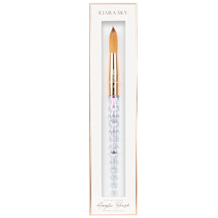 Kiara Sky 100% Kolinsky Acrylic Nail Brush Size #16