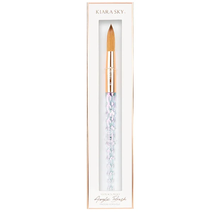 Kiara Sky 100% Kolinsky Acrylic Nail Brush Size #18