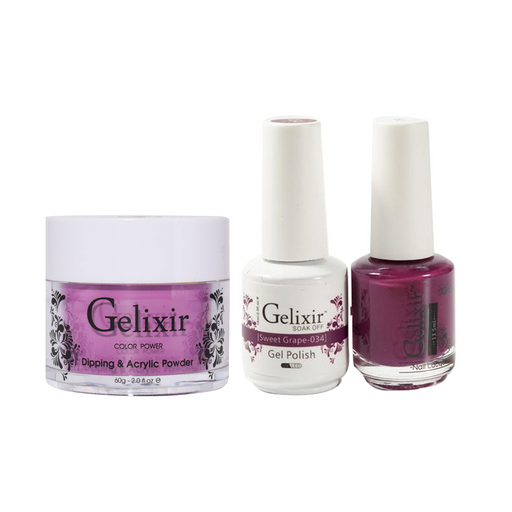 Gelixir Trio Matching Color (3pc) - 034