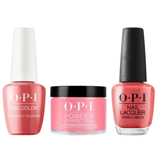 OPI Matching Color (3pc) - T31 My Address is Hollywood