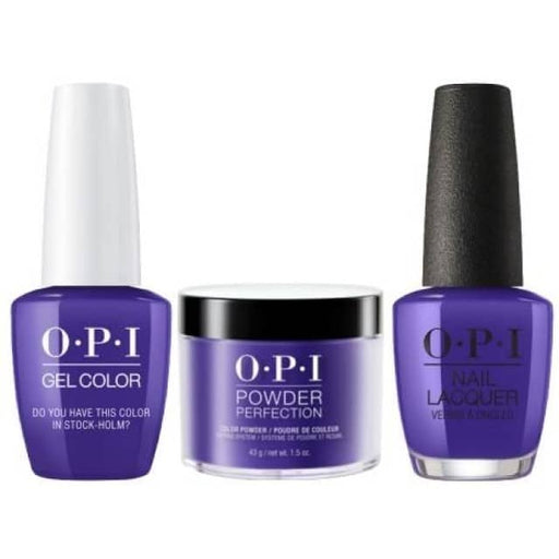 OPI Matching Color (3pc) - N47 Do You Have this Color in Stock-holm?