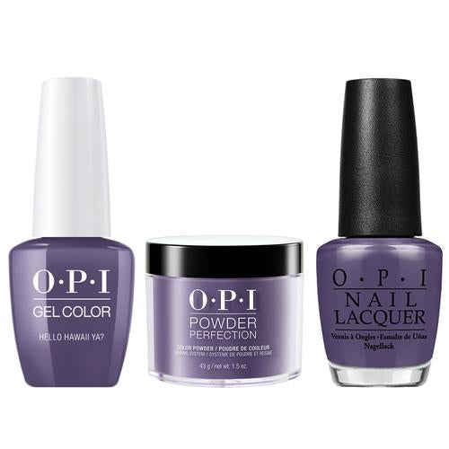 OPI Matching Color (3pc) - H73 Hello Hawaii Ya?