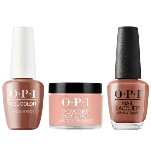 OPI Matching Color (3pc) - C89 Chocolate Moose