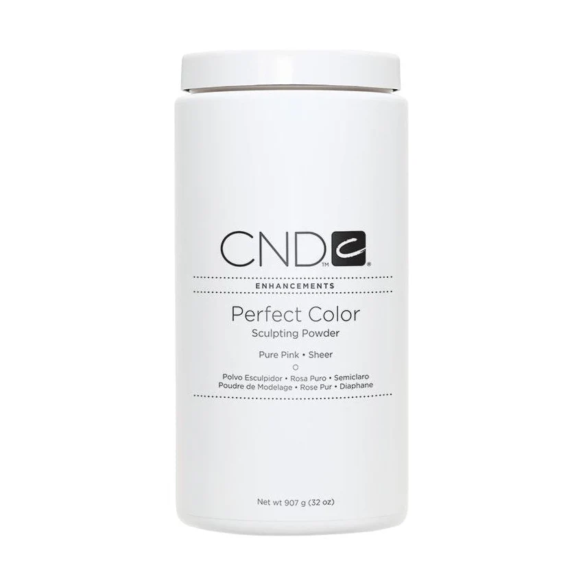 CND - Perfect Color Acrylic Powder - Pure Pink - Sheer 32 oz