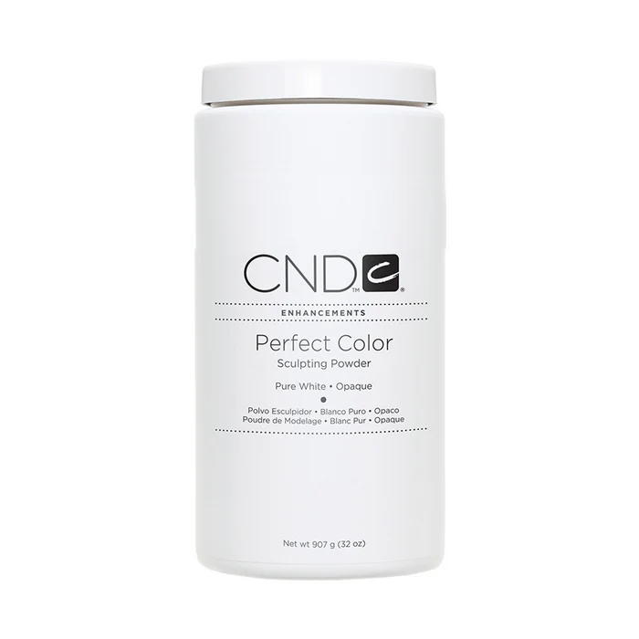 CND - Perfect Color Acrylic Powder - Pure White 32 oz