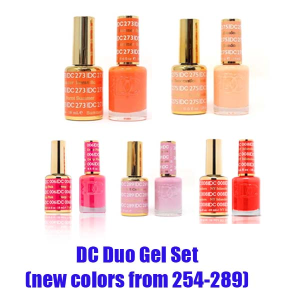 DC Duo Gel Set 8 (new colors from 254-289)