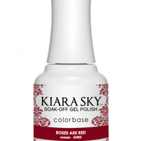 Kiara Sky Duo Gel Polish – D502 ROSES ARE RED