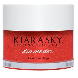 Kiara Sky Dipping Powder – D424 I’M NOT RED-E YET