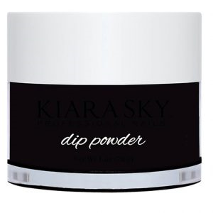 Kiara Sky Dipping Powder – D435 BLACK TO BLACK